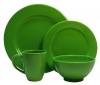 Waechtersbach Fun Factory II Green Apple 16-Piece Dinnerware Set, Service for 4