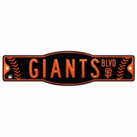 MLB San Francisco Giants 4.5-by-17 Sign MLB San Francisco Giants 4.5-by-17 Sign