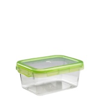 OXO Good Grips LockTop 30.4-Ounce Rectangle Container with Green Lid OXO Good Grips LockTop 30.4-Ounce Rectangle Container with Green Lid