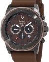 Bulova Men's 98B128 Marine Star Brown Dial Strap Watch