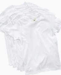 Nothing beats a classic. Get a bounty of basic white tees with this five-pack from Greendog. Nothing beats a classic. Get a bounty of basic white tees with this five-pack from Greendog.