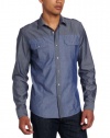 Calvin Klein Jeans Men's Color Block Woven Shirt