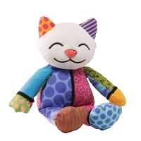 Britto by Internationally Acclaimed Artist Romero Britto for Enesco Mini Kitty Plush Britto by Internationally Acclaimed Artist Romero Britto for Enesco Mini Kitty Plush