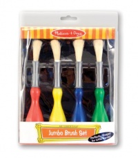 Melissa & Doug Jumbo Paint Brushes (set of 4) Melissa & Doug Jumbo Paint Brushes (set of 4)