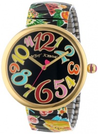 Betsey Johnson Women's BJ00039-25 Analog Printed Fruit Expansion Band Watch