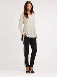 Versatile and effortless in a slouchy shirttail pullover crafted from ultra-soft cashmere.BoatneckDropped shouldersShirttail hemAbout 27 from shoulder to hemCashmereDry cleanImportedModel shown is 5'10 (177cm) wearing US size Small. Versatile and effortless in a slouchy shirttail pullover crafted from ultra-soft cashmere.BoatneckDropped shouldersShirttail hemAbout 27 from shoulder to hemCashmereDry cleanImportedModel shown is 5'10 (177cm) wearing US size Small.