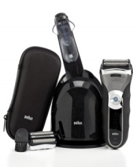Everything you need to keep trim! A powerful shaver with 3-stage cutting system takes on hair of all lengths, while the triple-action free floating design & smart foil head adapt to the curves and contours of your face to capture hair growing in every direction. 2-year warranty. Model 3-390CC. Everything you need to keep trim! A powerful shaver with 3-stage cutting system takes on hair of all lengths, while the triple-action free floating design & smart foil head adapt to the curves and contours of your face to capture hair growing in every direction. 2-year warranty. Model 3-390CC.