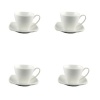 BIA Cordon Bleu Annapurna 8-Ounce Cups and Saucers, Set of 4