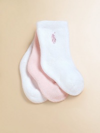 Cozy stretch cotton, adorned with signature pony embroidery.Signature embroideryThree pairs85% cotton/14% polyester/1% spandexMachine washImported Cozy stretch cotton, adorned with signature pony embroidery.Signature embroideryThree pairs85% cotton/14% polyester/1% spandexMachine washImported