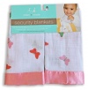 Aden by aden + anais 2 Pack Security Blankets, Sonia Pink Butterfly