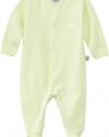 Noa Lily Unisex-Baby Newborn Footie with Duck, Mint Green, 6 Months