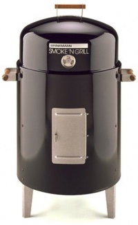 Brinkmann 810-5301-6 Charcoal Grill and Smoker, Black Brinkmann 810-5301-6 Charcoal Grill and Smoker, Black