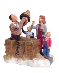 A major award! Be a part of this infamous scene, where Ralphie's dad unveils his latest prize, a stunning leg lamp that the family-and community-must embrace. This statement figurine will bring laugh after laugh to your holiday. A major award! Be a part of this infamous scene, where Ralphie's dad unveils his latest prize, a stunning leg lamp that the family-and community-must embrace. This statement figurine will bring laugh after laugh to your holiday.