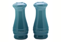 Le Creuset Stoneware Salt and Pepper Shakers, Caribbean