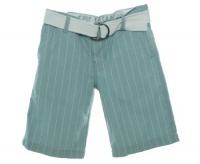 Epic Thread Belted Striped Shorts Artic Mist 12 Epic Thread Belted Striped Shorts Artic Mist 12