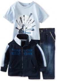 Kenneth Cole Baby-Boys Infant Jacket Tee and Jean, Navy, 12 Months Kenneth Cole Baby-Boys Infant Jacket Tee and Jean, Navy, 12 Months