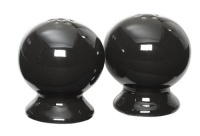 Fiesta 2-1/4-Inch Salt and Pepper Set, Black Fiesta 2-1/4-Inch Salt and Pepper Set, Black