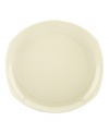 Feature modern elegance on your menu with Classic Fjord dinner plates. Dansk serves up glossy khaki-colored stoneware with a fluid, sloping edge that prevents spills and keeps tables looking totally fresh.