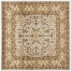 Safavieh LNH214G Lyndhurst Collection Square Area Rug, 7 by 7-Feet, Grey and Beige
