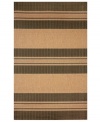 Stripecast: with wide, colorblocked bands and rich texture, Liorra Manne's Tropez Stripe rug has the ability to pull a room together in chic, relaxed style. UV-stabilized, mold and mildew-resistant, the versatile rug in oatmeal and natural hues is equally pretty indoors or out.