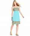 Wear however you like: INC's richly-detailed summer dress converts from spaghetti straps to strapless (and seductive)!