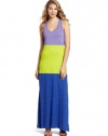 C&C California Women's Colorblock Tank Maxi Dress