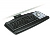 3M Sit/Stand Easy-Adjust  Keyboard Tray with Standard Platform, 23 Inch Track (AKT170LE)