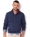 Classic, sophisticated, and stylish is this pullover sweater by Nautica.