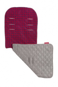 Maclaren Reversible Seat Liner, Medieval Navy/Penguin Grey Maclaren Reversible Seat Liner, Medieval Navy/Penguin Grey
