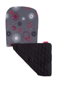 Maclaren Reversible Seat Liner, Charcoal/Black Maclaren Reversible Seat Liner, Charcoal/Black