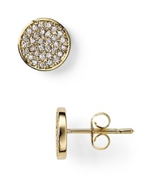 Tiny cubic zirconia stones takes a basic stud earring somewhere decidedly glamorous, yet still wholly understated. From Gorjana.