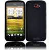 Black Silicone Jelly Skin Case Cover for HTC One S