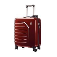 The 22 ultra-lightweight Victorinox Spectra™ wide body travel case spinner boasts a crush-proof shell and an adjustable handle that accommodates travelers of different heights. The eight-wheel double caster system makes for a smooth ride, while the exterior raised ridges increase strength. Interior zippered mesh divider wall.