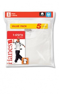 Hanes Boys Crewneck T-Shirt 5-Pack Hanes Boys Crewneck T-Shirt 5-Pack