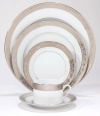 Philippe Deshoulieres Trianon Platinum Bread & Butter Plate 6 in