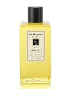 Inspired by a stroll along the Champs Élysées, French Lime Blossom is a romantic, full-bodied floral. The scent of sweet lime blossoms with a twist of bergamot and tarragon is evocative of the first day of spring. French Lime Blossom Bath Oil gently fragrances and moisturizes the skin. Lush and softly foaming, it's pure relaxation.