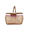 The perfect companion for a perfect spring day, this rustic basket stylishly stores your picnic essentials.