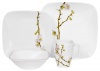 Corelle Cherry Blossom Square 16-Piece Dinnerware Set, Service for 4