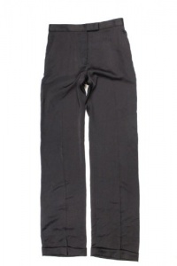 Stella McCartney womens wide leg cuffed hemline silky pants Stella McCartney womens wide leg cuffed hemline silky pants