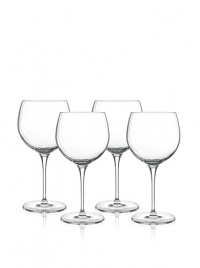 Luigi Bormioli Set of 4 Allegro 18.5-Oz. Burgundy Wine Glasses