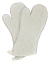 Terry Oven Mitts Commercial Grade 2-Pack Color Cream