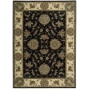 Nourison Cambria Black Rug, 5.3-Feet by 7.4-Feet