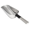 Putting a glamorous spin on cocktail hour, Vera Wang's Debonair ice scoop is a sleek, art deco-inspired piece featuring ribbed stainless steel and slick black enamel.