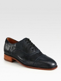 A contemporary design with expert attention to detail defines this footwear staple constructed in washed leather with a contrasting heel and suede detail at back heel.Leather upperLeather liningPadded insoleLeather soleImported A contemporary design with expert attention to detail defines this footwear staple constructed in washed leather with a contrasting heel and suede detail at back heel.Leather upperLeather liningPadded insoleLeather soleImported