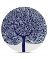 Branch out from the Fable Garland dinnerware pattern with the blue tree accent plate. Featuring distinct Scandinavian style and the sleek durability of Royal Doulton porcelain.