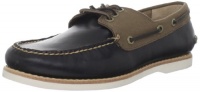 FRYE Men's Sully Boat Boat Shoe,Black,7 M US