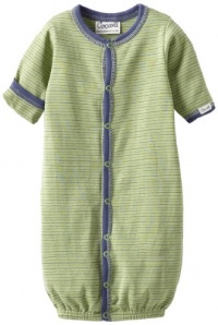 Coccoli Baby-Boys Newborn Jimmy'S Laundry Striped Converter Gown, Green/Navy, Newborn Coccoli Baby-Boys Newborn Jimmy'S Laundry Striped Converter Gown, Green/Navy, Newborn