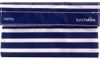 Reusable Cloth Snack Bag - Navy Blue Stripe