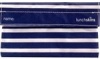 Reusable Cloth Snack Bag - Navy Blue Stripe