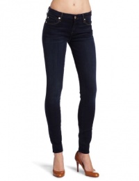 7 For All Mankind Women's Welt Pocket Skinny Denim Jeans in Dazzling Drake 7 For All Mankind Women's Welt Pocket Skinny Denim Jeans in Dazzling Drake
